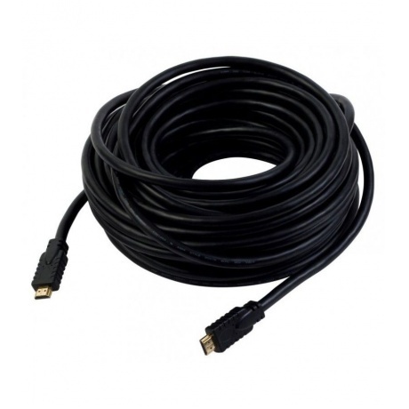 

Кабель аудио-видео Ningbo HDMI (m)/HDMI (m) 20м. Позолоченные контакты черный