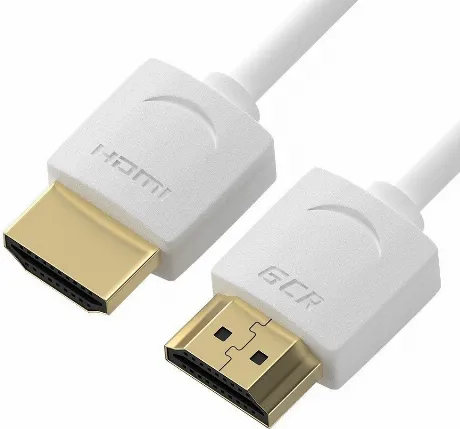 Кабель GreenConnect SLIM 0.3m HDMI 2.0, белый (GCR-53210)