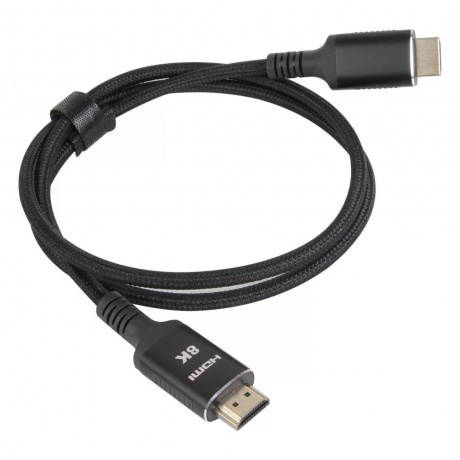 Кабель Aopen HDMI 19M/M,ver. 2.1, 1.5m (ACG859B-1.5) - фото 4