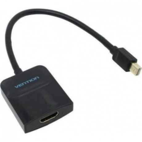 Кабель Vention mini DisplayPort 20M - HDMI F Чёрный (HBCBB)