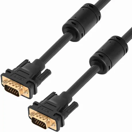 Кабель Greenconnect SVGA 20.0м чёрный (GCR-VM2VM2-20.0m)