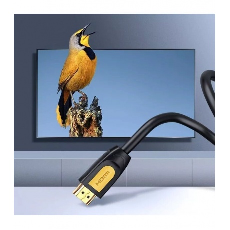 Кабель UGREEN HDMI 4K, цвет желтый/черный, 1 м (10115) - фото 16