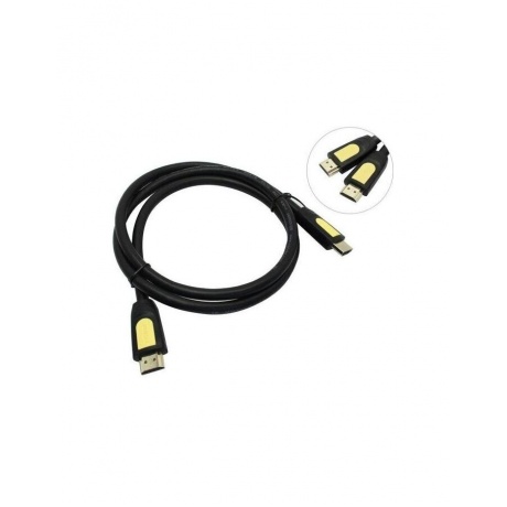 Кабель UGREEN HDMI 4K, цвет желтый/черный, 1 м (10115) - фото 3