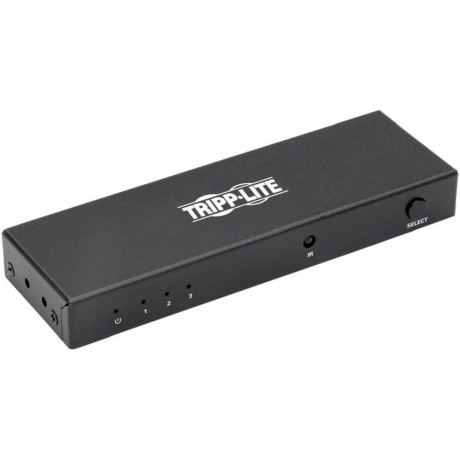 Сплиттер аудио-видео Tripplite B119-003-UHD 3xHDMI (f)-HDMI (f) 1м. феррит.кольца позол. контакты черный - фото 1