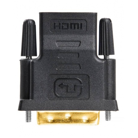 Переходник Buro HDMI-19FDVID-M_ADPT HDMI (f) DVI-D (m) черный - фото 3