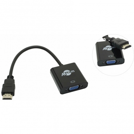 Адаптер ATcom HDMI - VGA 10cm АТ1013 - фото 3