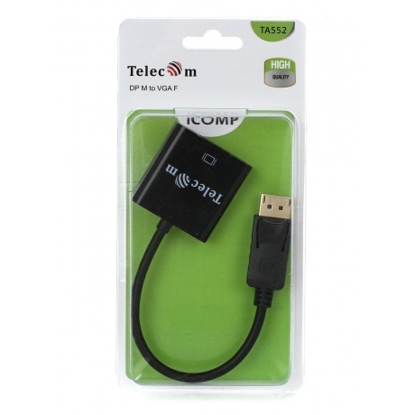 Адаптер Telecom DP - VGA 0.2м TA552 - фото 2