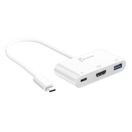 

Переходник j5create USB-C на HDMI и USB Type-A 3.0/Power Delivery (JCA379)