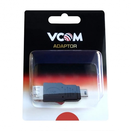 Адаптер VCOM USB2/MINI USB (CA411) - фото 2