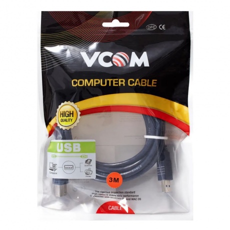 Кабель VCOM USB3 AM-BM 3M (VUS7070-3M) - фото 3