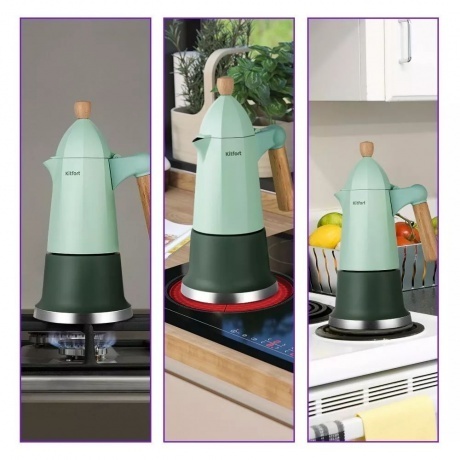 Кофеварка гейзерная Kitfort КТ-7154 - фото 5