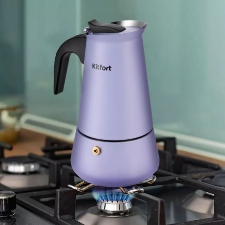 Кофеварка гейзерная Kitfort КТ-7149 - фото 2