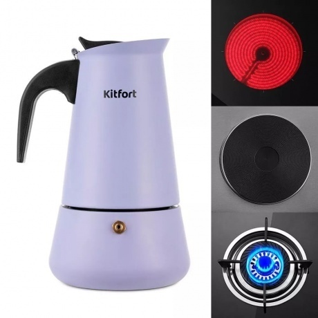 Кофеварка гейзерная Kitfort КТ-7149 - фото 9