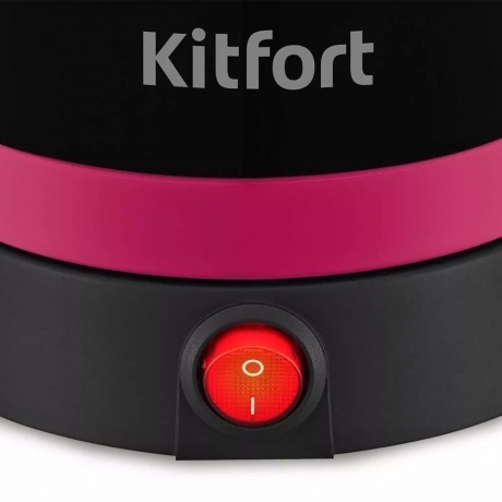 Электрическая турка Kitfort КТ-7183-1 черно-малиновый - фото 3