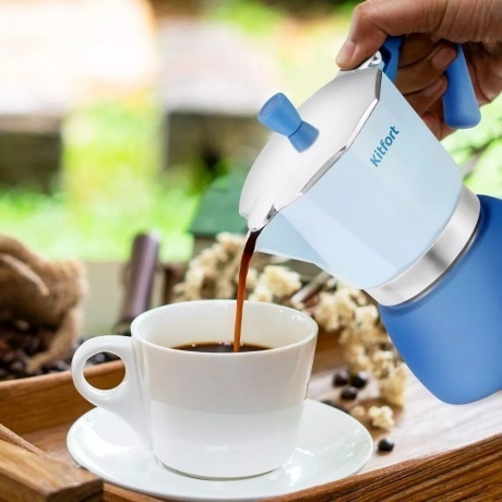 Кофеварка гейзерная Kitfort КТ-7151 - фото 8