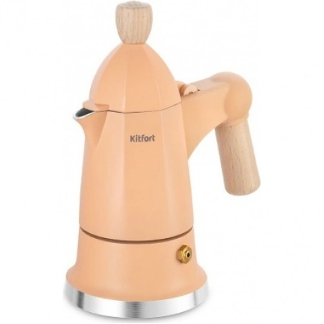 Кофеварка гейзерная Kitfort КТ-7152-2 персиковый