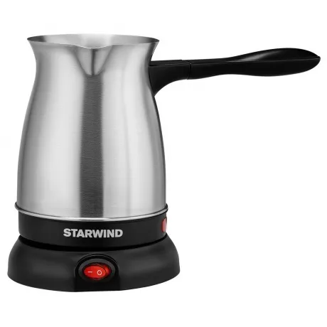 Кофеварка Электрическая турка Starwind STS6054 600Вт серебристый...