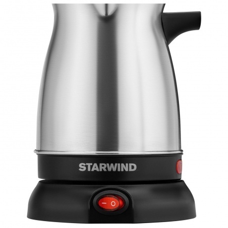 Кофеварка Электрическая турка Starwind STS6054 600Вт серебристый/черный - фото 6
