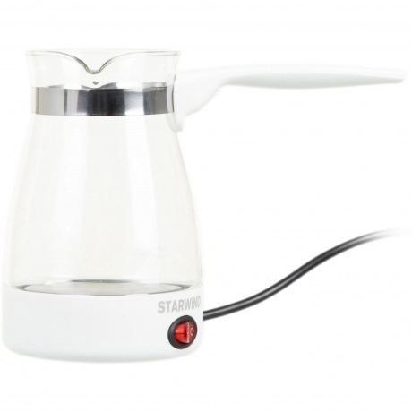Кофеварка Электрическая турка Starwind STG6050 600Вт белый - фото 7