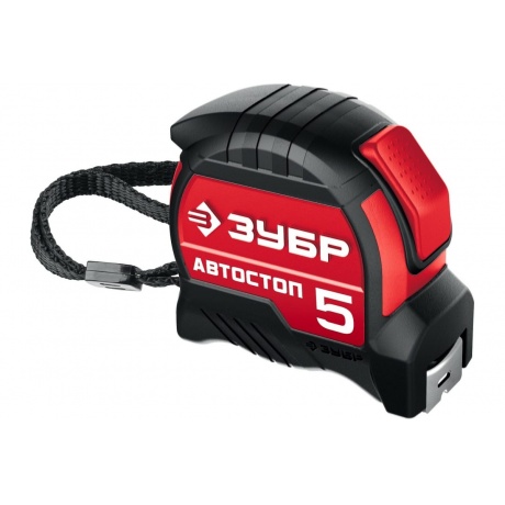 Рулетка с автостопом ЗУБР Автостоп 5м х 19мм