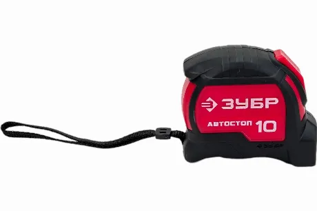 Рулетка с автостопом ЗУБР Автостоп 10м х 25мм
