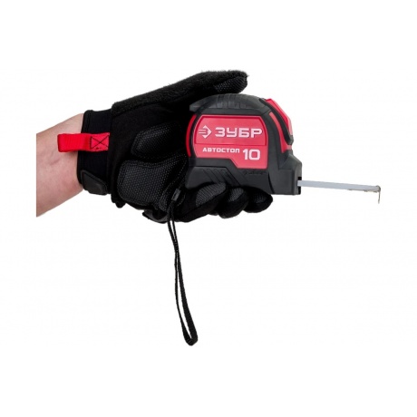 Рулетка с автостопом ЗУБР Автостоп 10м х 25мм - фото 6