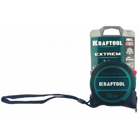 Рулетка со сверхшироким полотном KRAFTOOL Extrem 5м х 32мм - фото 2
