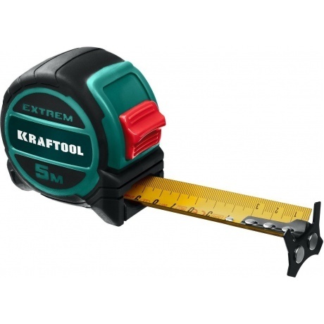 Рулетка со сверхшироким полотном KRAFTOOL Extrem 5м х 32мм - фото 5