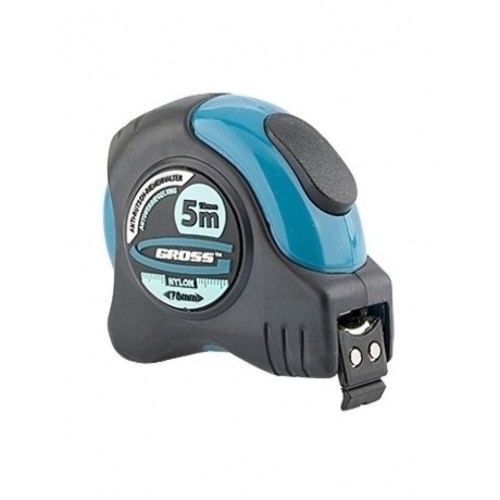 

Рулетка "Schlagfest", 5 м x 19 мм, магн. обрез зацеп, двухст. шкала, нейлон покр. автоматич Gross