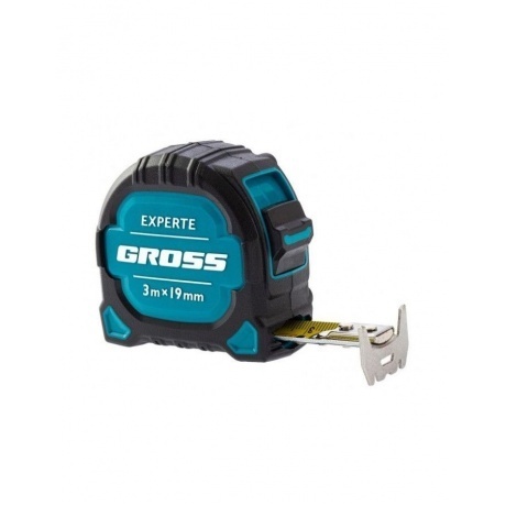 

Рулетка Experte, 3 м x 19 мм, двухкомпон. корпус, магнит, двухстор. разметка, нейлон Gross