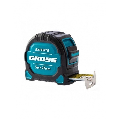 

Рулетка Experte, 5 м x 27 мм, двухкомпон. корпус, магнит, двухстор. разметка, нейлон Gross