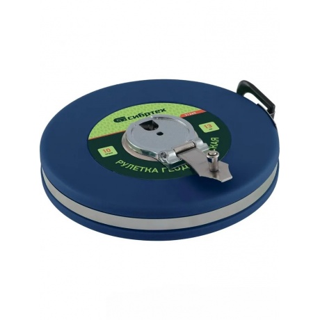 

Рулетка геодезическая 10 м х 13 мм, закрытый корпус, фиберглассовая лента Сибртех