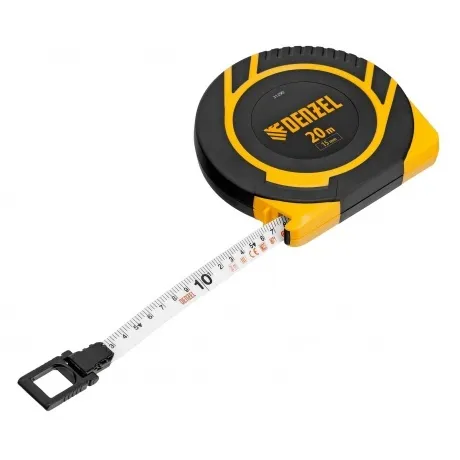 Рулетка геодезическая 20 м х 15 мм, закрытый корпус, фиберглассо...