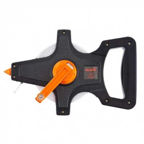 Рулетка геодезическая, 20 м х 12,5 мм, лента ПВХ, открытый корпу...