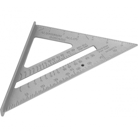Алюминиевая треугольная линейка 180/255/185мм DEKO DKM180-255-185 - фото 3