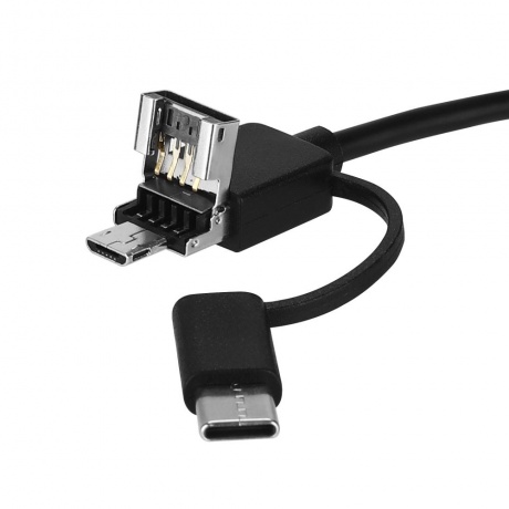 Водонепроницаемый эндоскоп 1м (Micro USB, USB, Type-C) DEKO WEC-1 - фото 3