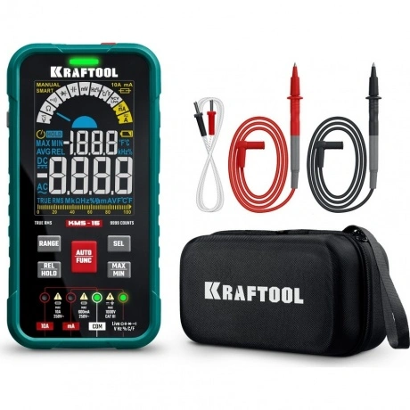 Смарт-мультиметр цифровой KRAFTOOL KMS-15 (59870)