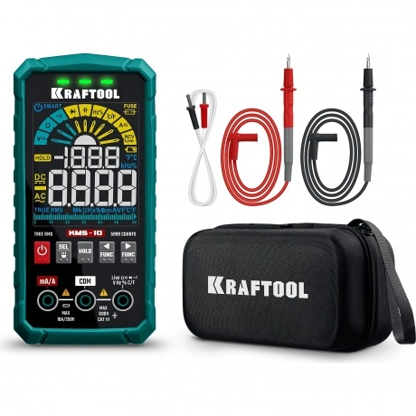 Смарт-мультиметр цифровой KRAFTOOL KMS-10 (59872)