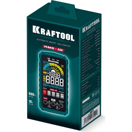 Смарт-мультиметр цифровой KRAFTOOL KMS-10 (59872) - фото 2