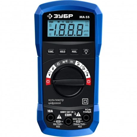 Мультиметр цифровой ЗУБР МА-55 (59805)