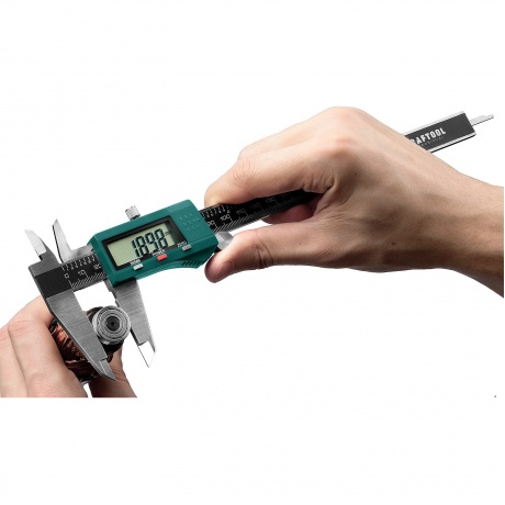 Штангенциркуль электронный высокоточный, металлический KRAFTOOL 200 мм, (34460-200) - фото 22