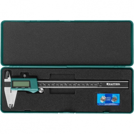 Штангенциркуль электронный высокоточный, металлический KRAFTOOL 200 мм, (34460-200) - фото 10