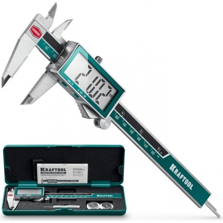 Штангенциркуль твердосплавный KRAFTOOL HC-150, 150 мм, (34462-15) - фото 1