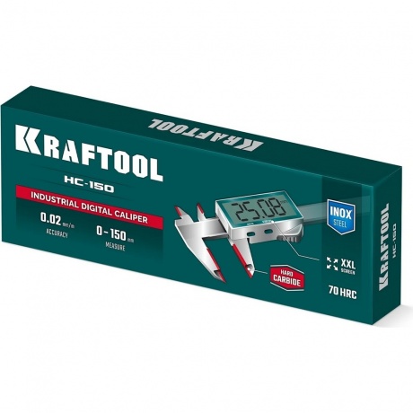 Штангенциркуль твердосплавный KRAFTOOL HC-150, 150 мм, (34462-15) - фото 6