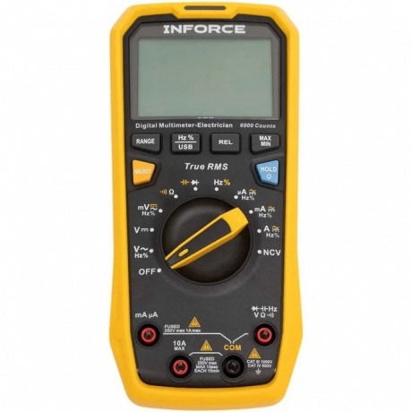 Мультиметр цифровой Inforce 01-05-09 - фото 2