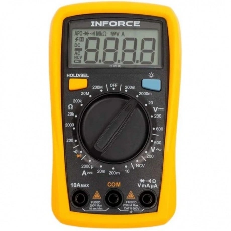 Мультиметр портативный + прозвонка Inforce 01-05-05