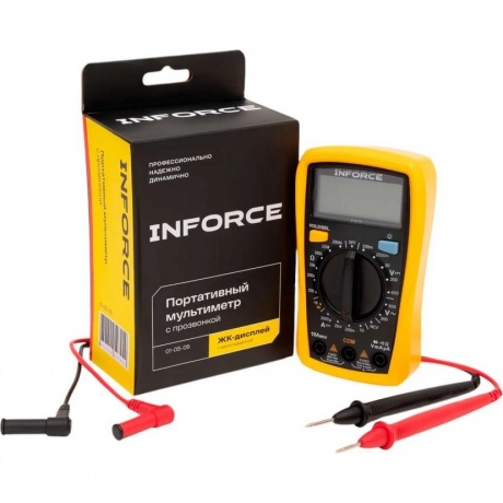 Мультиметр портативный + прозвонка Inforce 01-05-05 - фото 5