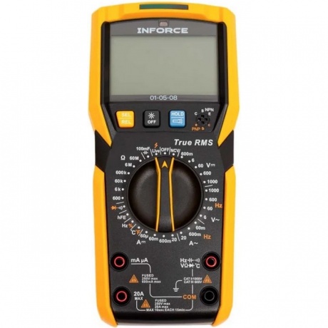 Мультиметр цифровой Inforce 01-05-08 - фото 2