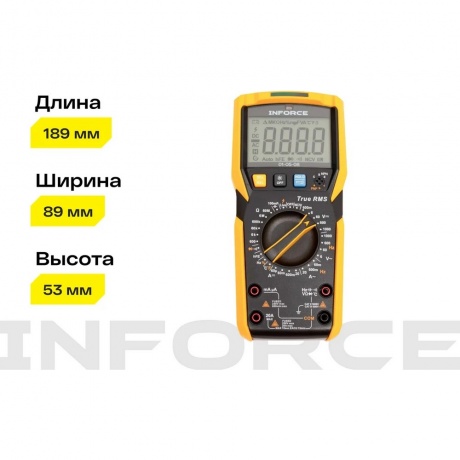 Мультиметр цифровой Inforce 01-05-08 - фото 15