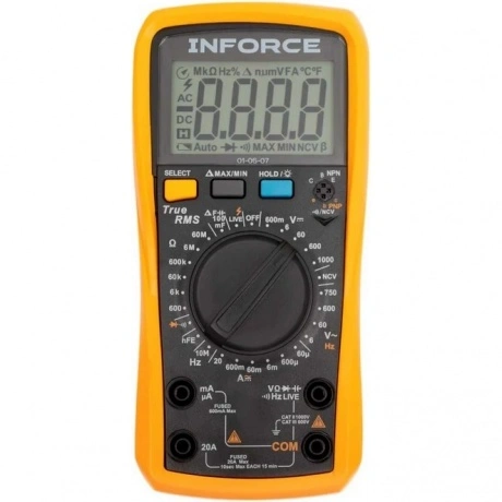 Мультиметр цифровой универсальный Inforce 01-05-07